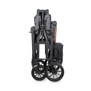 WonderFold W2 Luxe Pro Double Stroller Wagon – Grey - 2 Seater