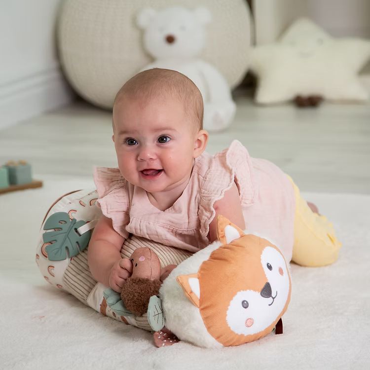 Baby Tummy Time Roller - Rose & Ivy Red Kite