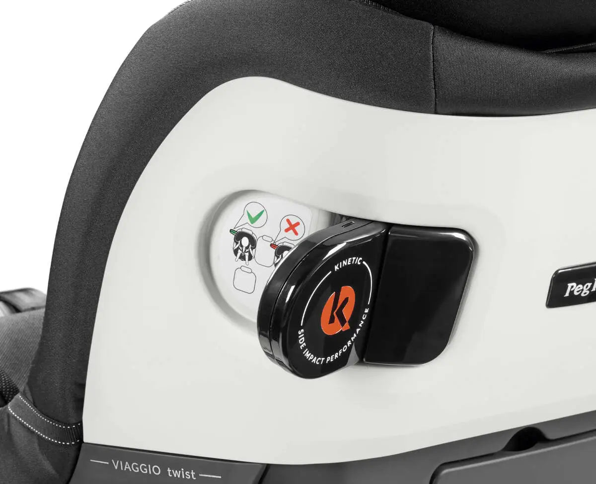 Peg Perego Viaggio Giro Group 1 2 Car Seat - Liquorice