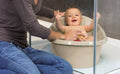 OKBaby Bella Baby Bath Tub in Beige – Ergonomic Baby Bath | 0–12 Months