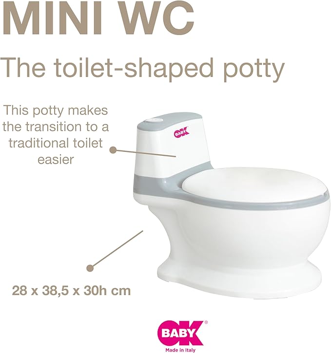 OKBaby Mini WC Toddler Potty with Flush Sound