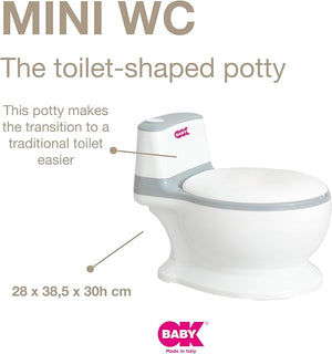 OKBaby Mini WC Toddler Potty with Flush Sound
