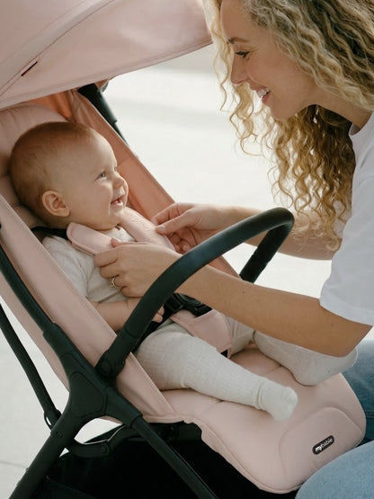 My Babiie MBX2 Compact Stroller –Blush Pink