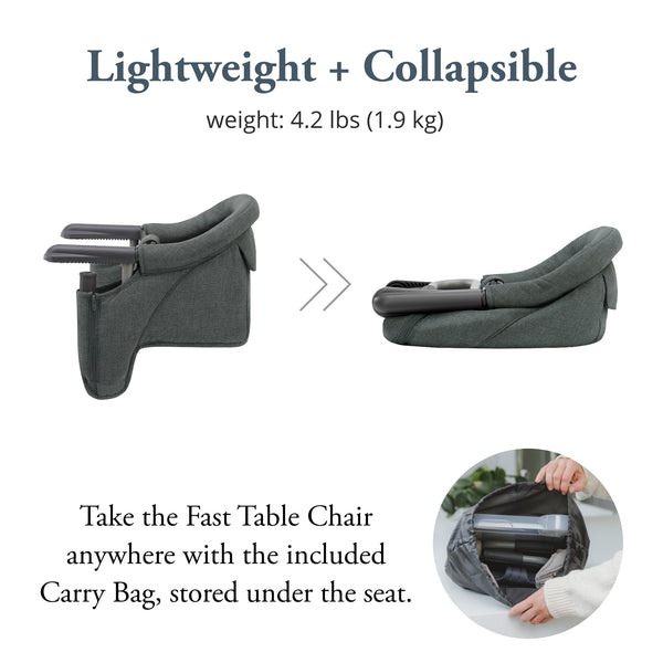 Inglesina Fast Highchair - Charcoal Grey