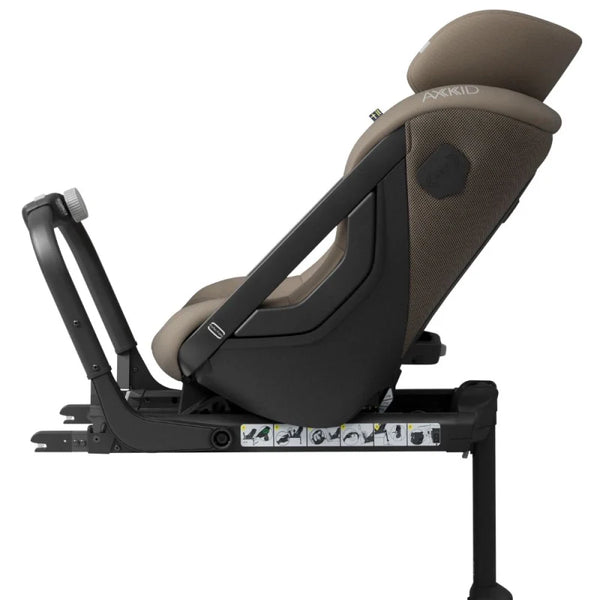 AxKid One 3 Extended Rear Facing Car Seat - Driftwood Beige