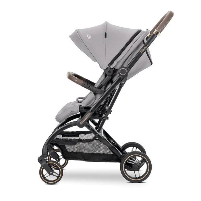 Lorelli Makaya 360 Rotation Stroller – Grey | Lightweight Reversible Pushchair from Birth to 22kg