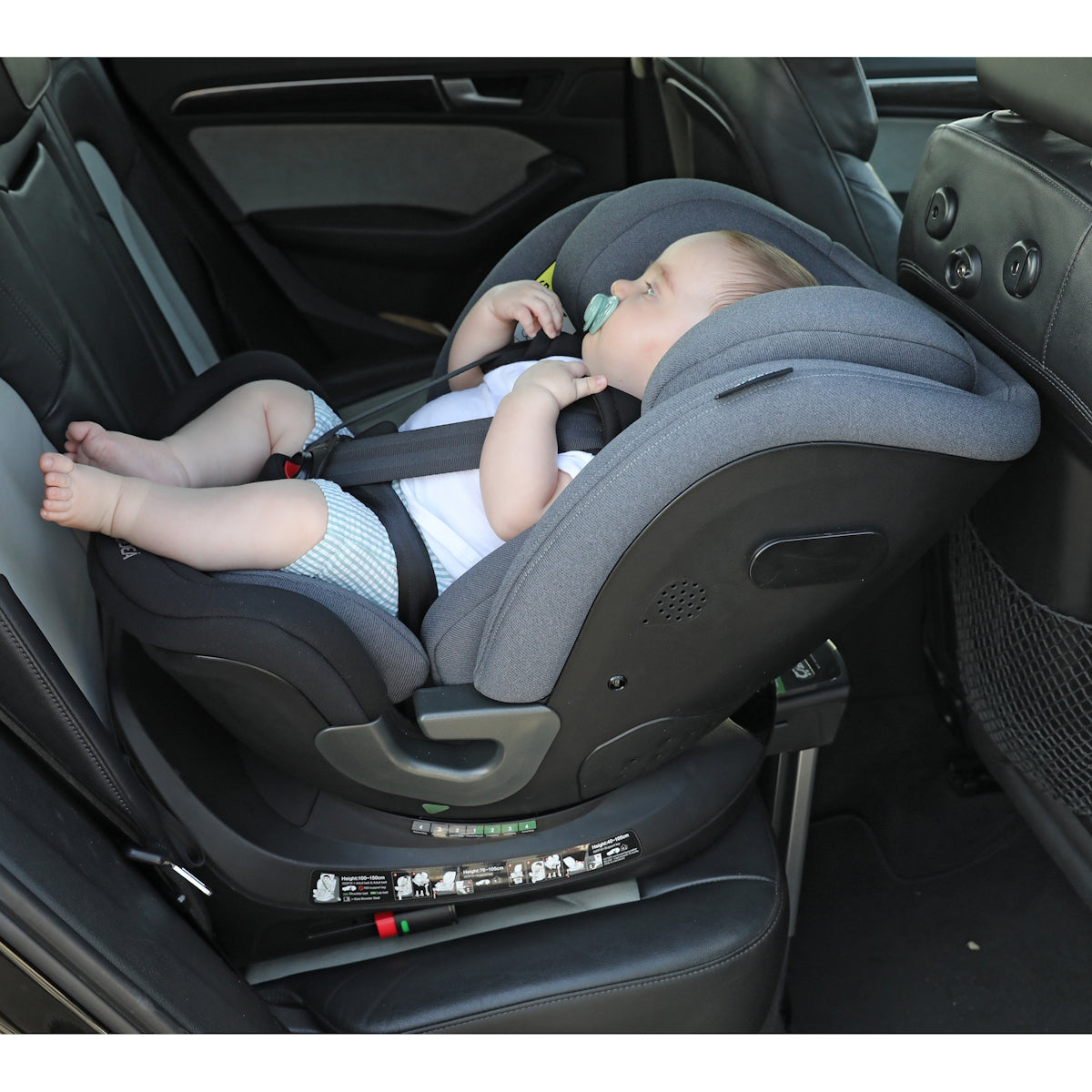 Bebecar E-Rodea Spin Car Seat 40cm-150cm - Grey Bebecar