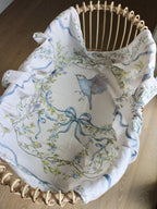 Bluebird Meadow Organic Cotton Muslin Blanket