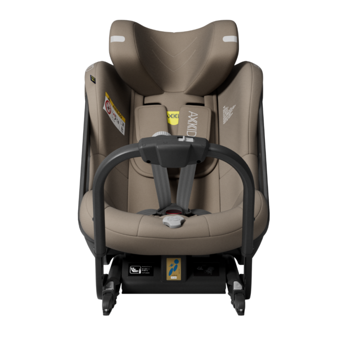 AxKid One+ 3 Extended Rear Facing Car Seat - Driftwood Beige