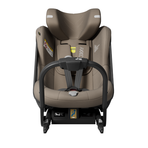 AxKid One+ 3 Extended Rear Facing Car Seat - Driftwood Beige