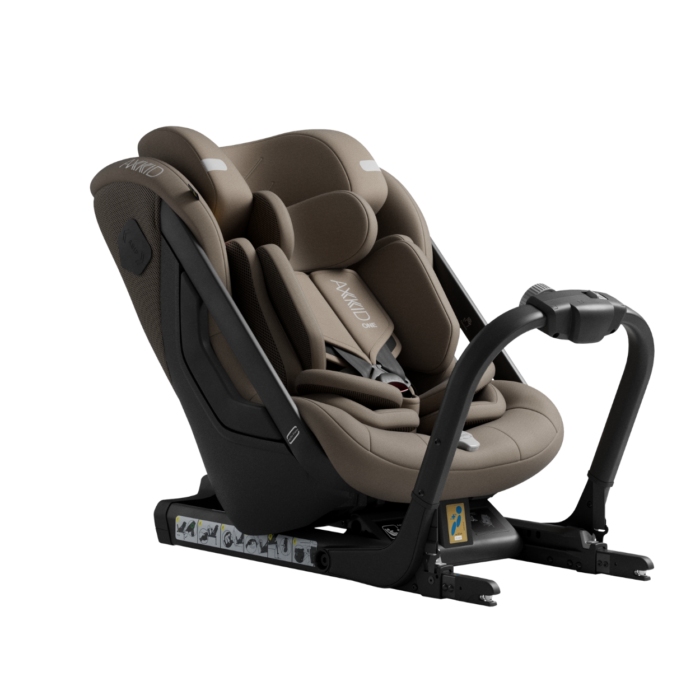 AxKid One+ 3 Extended Rear Facing Car Seat - Driftwood Beige