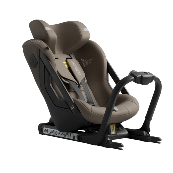 AxKid One+ 3 Extended Rear Facing Car Seat - Driftwood Beige