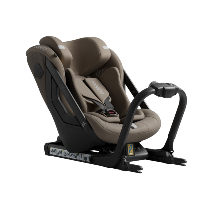 AxKid One 3 Extended Rear Facing Car Seat - Driftwood Beige