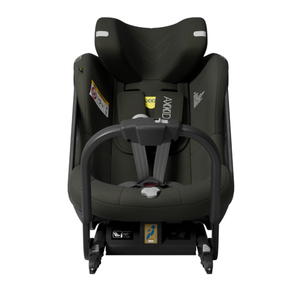 AxKid One+ 3 Extended Rear Facing Car Seat - Forest Moss Green
