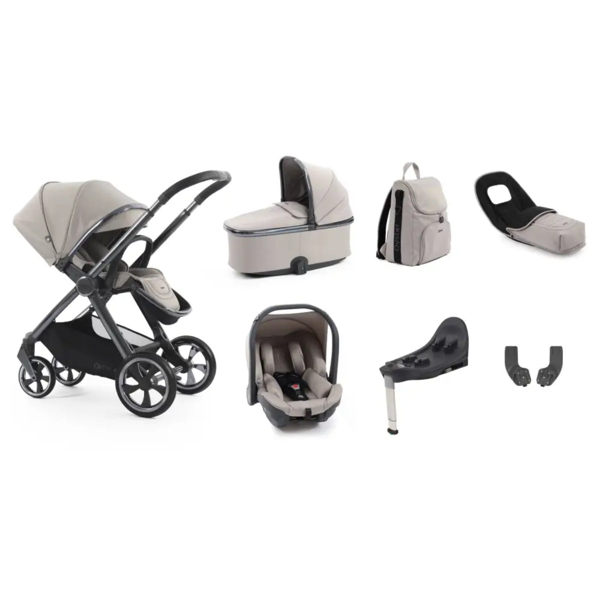 Babystyle Oyster 4 Luxury Bundle 7 Piece - Stone