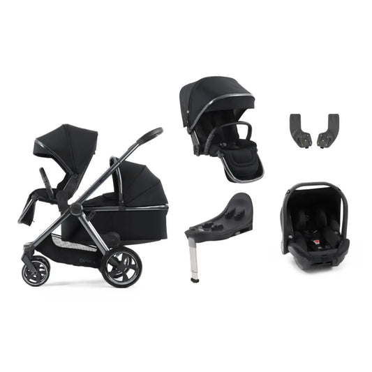 Babystyle Oyster 4 Tandem Bundle 7 Piece - Carbonite