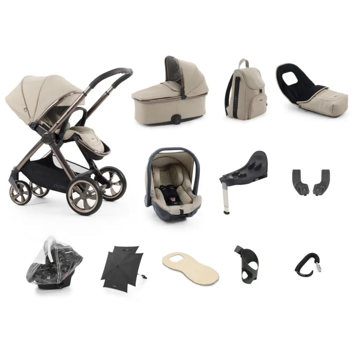 Babystyle Oyster 4 Ultimate Bundle 12 Piece - Buttermilk