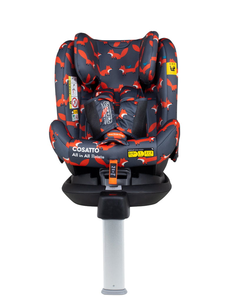 All in All Rotate Car Seat Charcoal Mister Fox