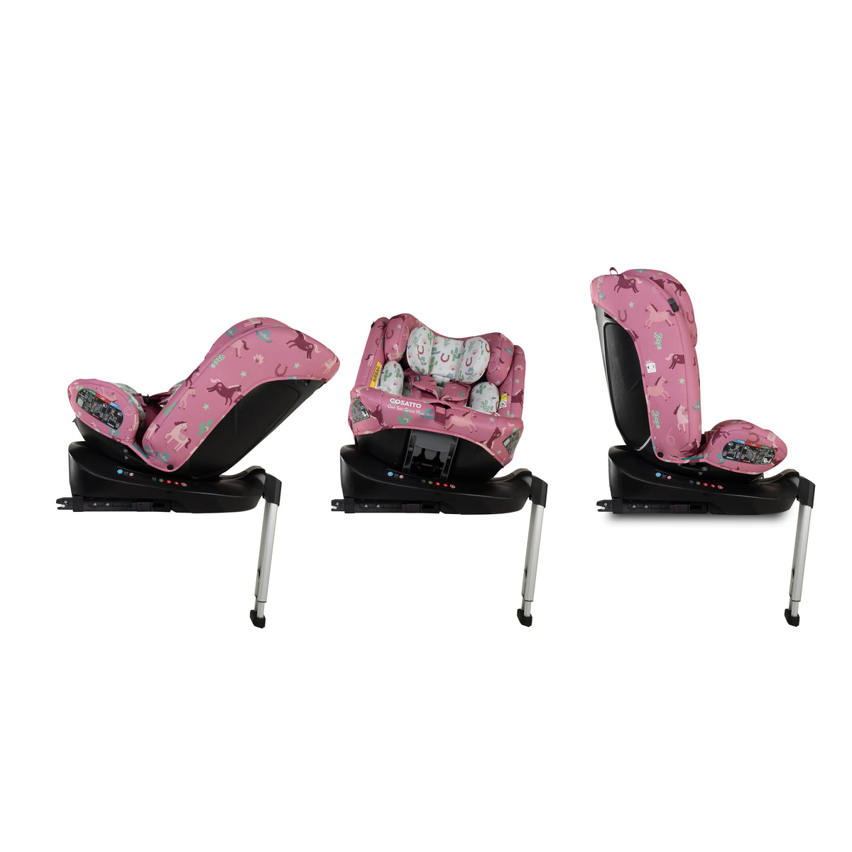 Cosatto Get Set Grow Plus i-Size 360 Car Seat - Pony Party