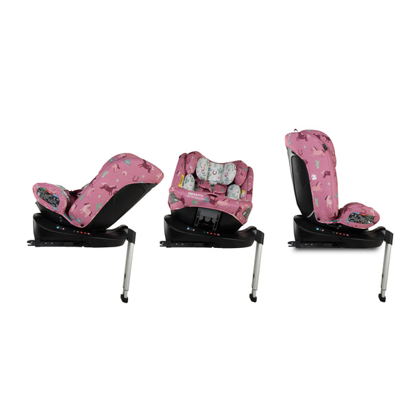 Cosatto Get Set Grow Plus i-Size 360 Car Seat - Pony Party