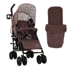 Cosatto Stroller Supa 3 Bear Hug + Footmuff & Rain cover