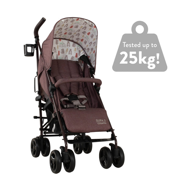 Cosatto Stroller Supa 3 Bear Hug + Footmuff & Rain cover