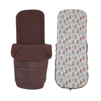 Cosatto Stroller Supa 3 Bear Hug + Footmuff & Rain cover