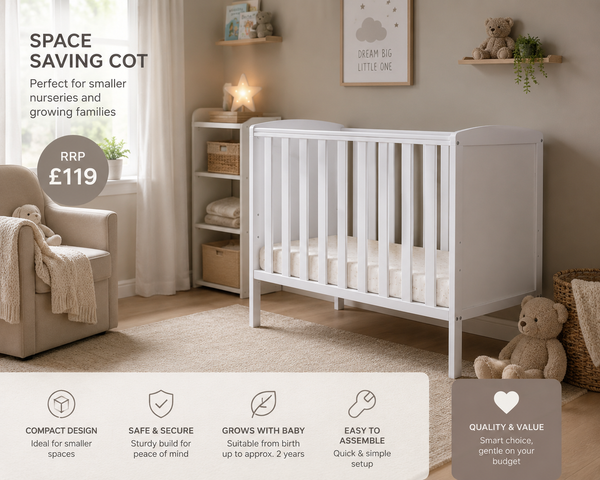 Ickle Bubba Coleby Space Saving Cot