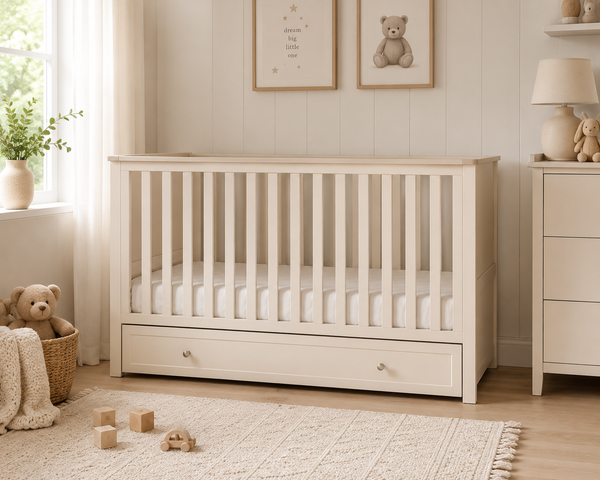 Bebe & Beyond Wanderer Cot Bed - Cashmere
