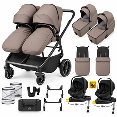 Ickle Bubba Altair Twin Travel System Bundle – Mink