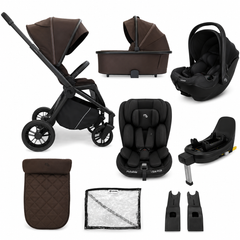My Babiie MB450i 5-in-1 i-Size Travel System with All Stages Spin & Slide Car Seat – Chocolate