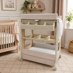 My Babiie Changing Station - Herringbone
