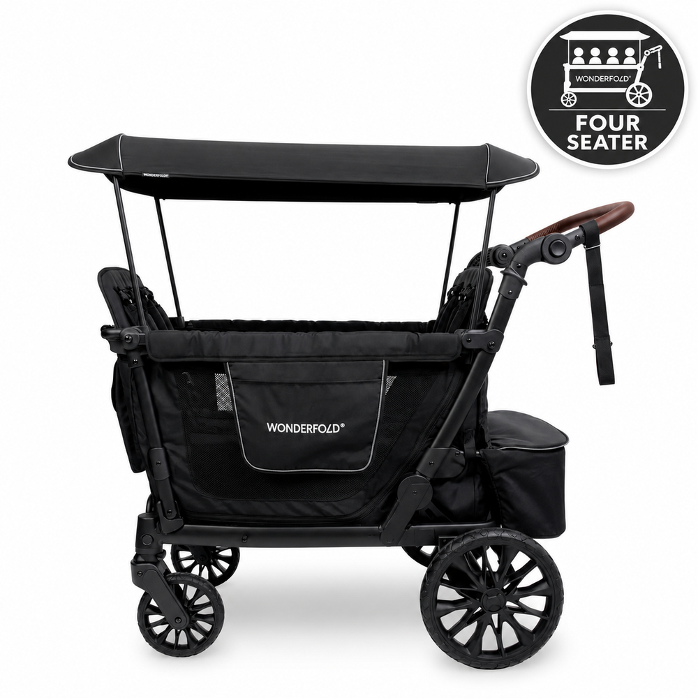 WonderFold L4 Quad Stroller Wagon - 4 Seater
