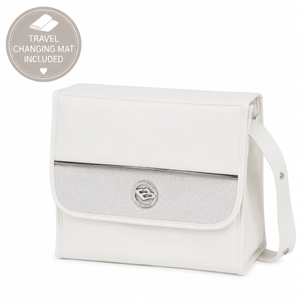 Bebecar Changing Bag - White Sparkle