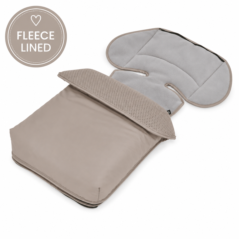 Bebecar Truffle Beige Fleece Footmuff
