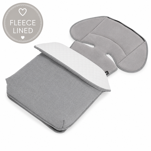 Bebecar Mini Pop Footmuff in Silver Grey