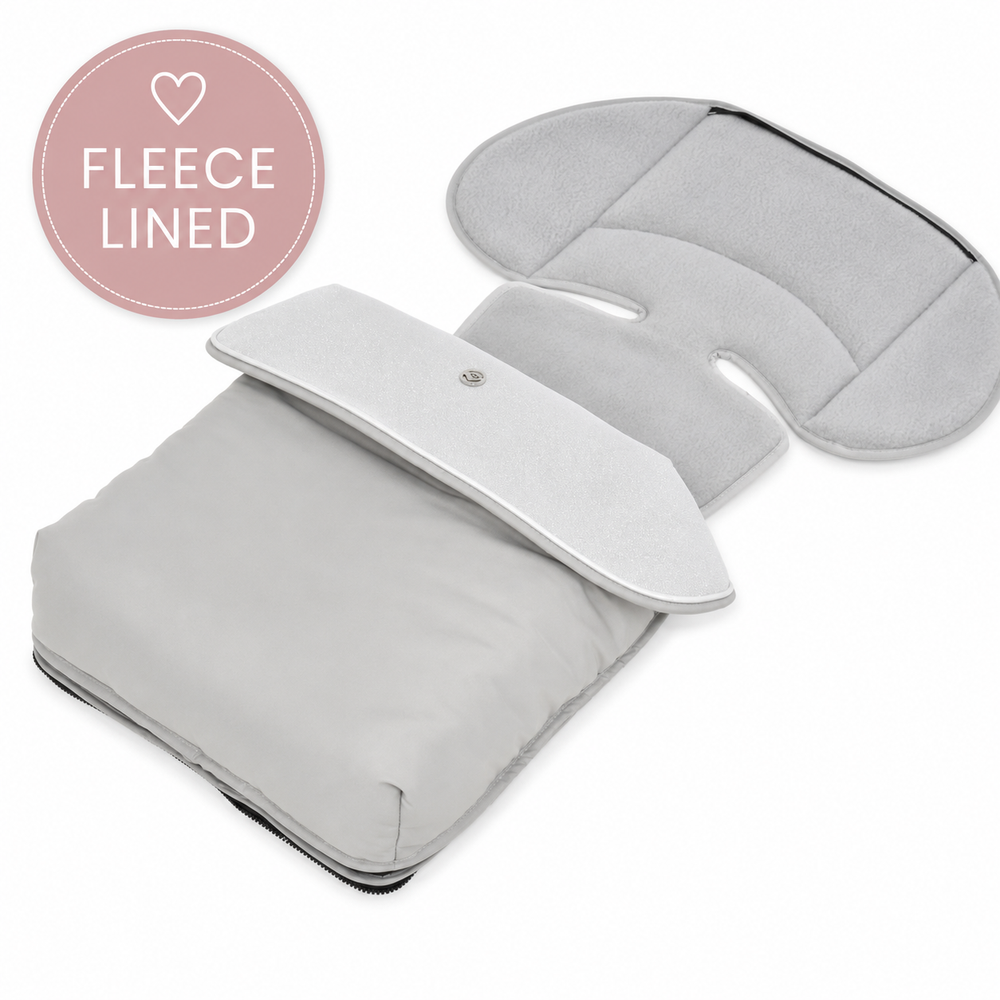 Bebecar White Sparkle Prive Footmuff