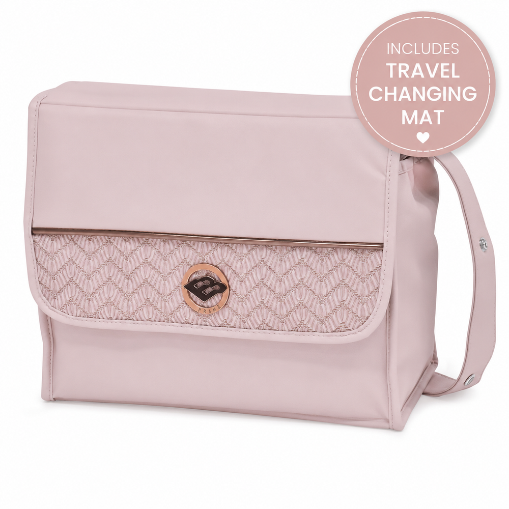 Bebecar Changing Bag - Woven Pink