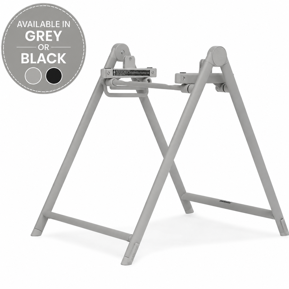 Bebecar Carrycot Stand - Folding Stand Grey