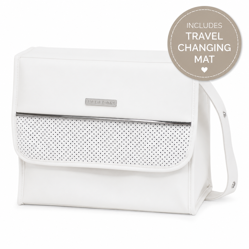 Bebecar Changing Bag & Changing Mat - Porcelaine