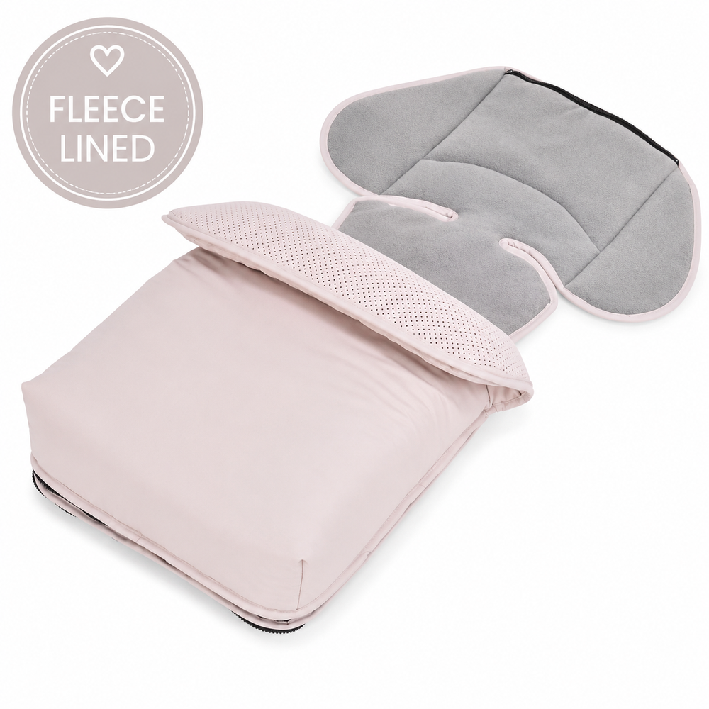 Bebecar Roselle Pink Fleece Footmuff