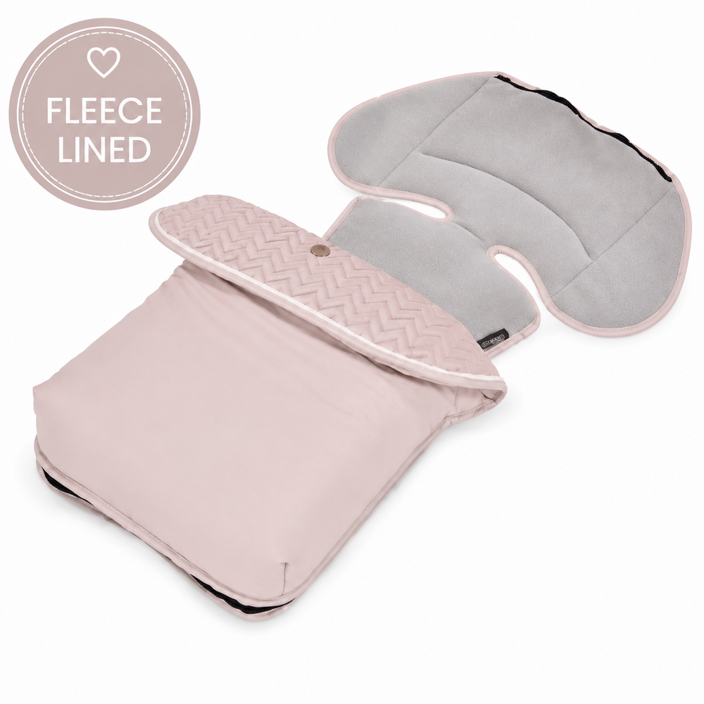 Bebecar Woven Pink Prive Footmuff