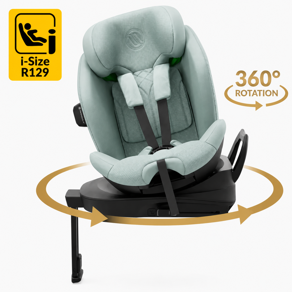 Avionaut Stardust 360 Mint – 360° Rotating ERF i-Size Car Seat