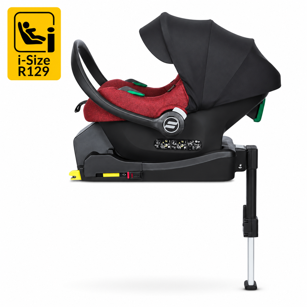 Avionaut Cosmo Airflow  i-Size Infant Carrier with Dock 2 Isofix Base- Red