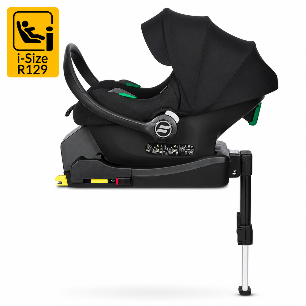 Avionaut Cosmo Airflow  i-Size Infant Carrier with Dock 2 Isofix Base - Black