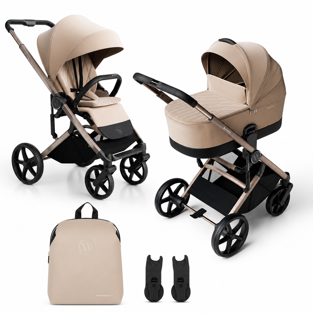 Avionaut Sirius 2 Pram & Pushchair – Beige