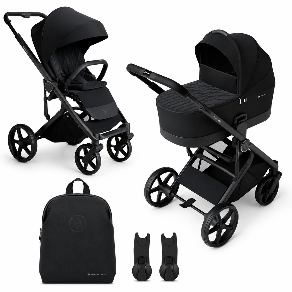 Avionaut Sirius 2 Pram & Pushchair – Black