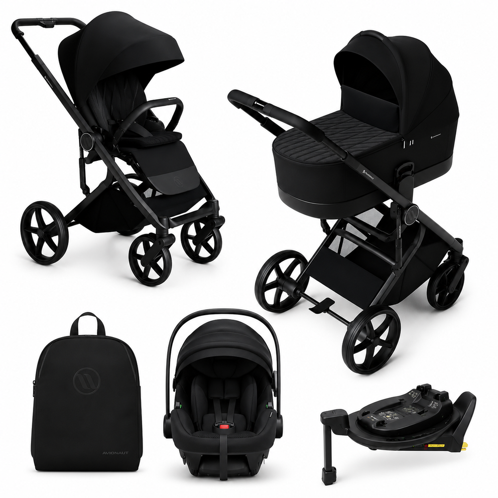 Avionaut Sirius 2 Travel System Black | Pixel 3 & IQ Orbit Base