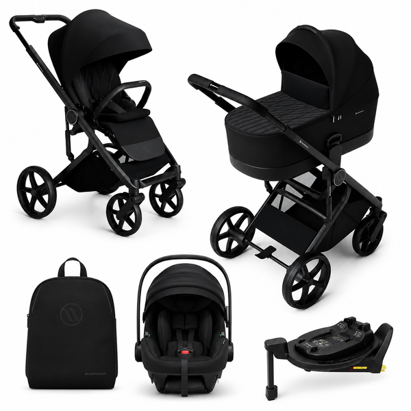Avionaut Sirius 2 Travel System Black | Pixel 3 & IQ Orbit Base