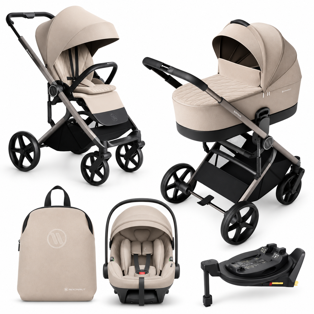 Avionaut Sirius 2 Travel System Beige | Pixel 3 & IQ Orbit Base